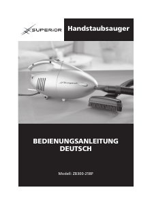 Bedienungsanleitung Superior ZB300-258F Staubsauger