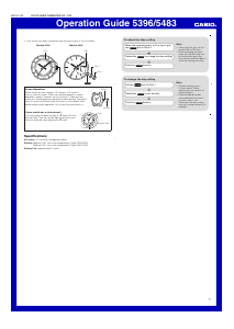 Manual Casio Sheen SHE-4051SPG-7AUER Watch