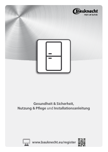 Bedienungsanleitung Bauknecht KGNFI 18 A2+ IN Kühl-gefrierkombination