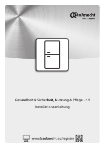 Bedienungsanleitung Bauknecht KG SuperFresh 20A3+ IN Kühl-gefrierkombination