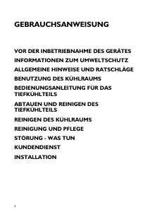 Bedienungsanleitung Bauknecht KDA 2473 A2+ WS Kühl-gefrierkombination