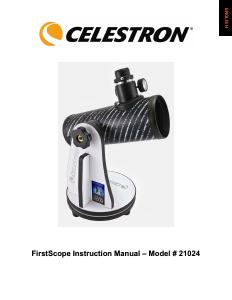 Manuale Celestron FirstScope Telescopio