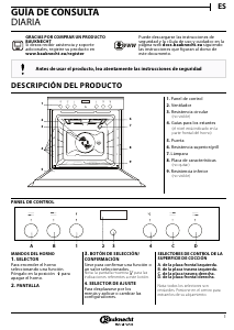 Manual de uso Bauknecht HIK5 EN8VS PT Horno