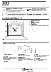Manuale Bauknecht BIR4 DP8FS3 PT Forno
