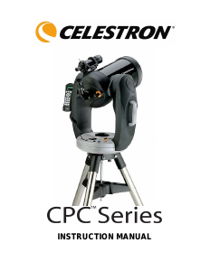 Bruksanvisning Celestron CPC 800 GPS (XLT) Computerized Teleskop