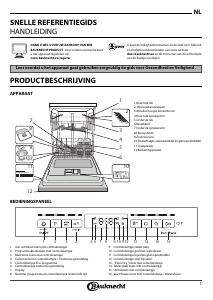 Handleiding Bauknecht OBUO Super Eco X Vaatwasser