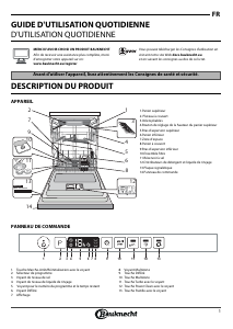 Mode d’emploi Bauknecht BCIO 3T123 PFE Lave-vaisselle