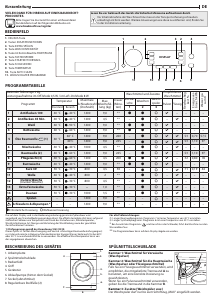 Bedienungsanleitung Bauknecht WM Sense 9D43PS Waschmaschine