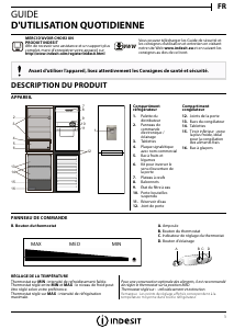 Mode d’emploi Indesit LR8 S1 S AQ Réfrigérateur combiné