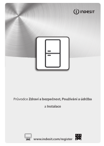Manuál Indesit LR6 S1 W UK Lednice s mrazákem