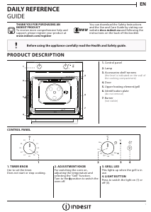 Handleiding Indesit IGW 324 IX Oven
