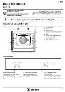 Bruksanvisning Indesit IFW 6220 BL Ugn