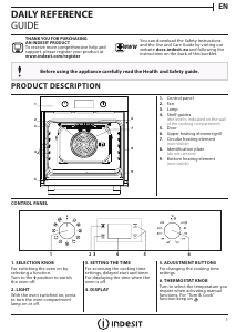Bruksanvisning Indesit IFW 4841 C BL UK Ugn