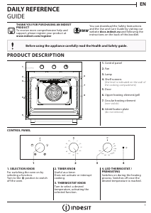 Handleiding Indesit IFW 6330 BL UK Oven