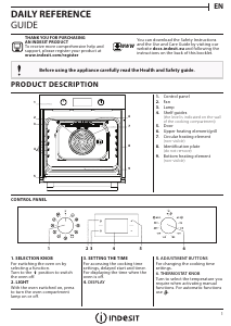 Bruksanvisning Indesit IFW 4844 H WH Ugn