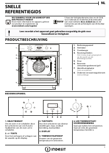 Handleiding Indesit IFW 55Y4 IX Oven