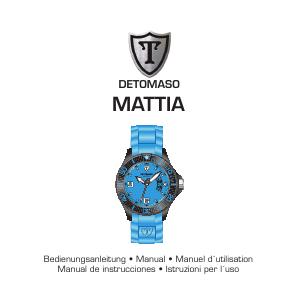 Manual Detomaso Mattia Watch