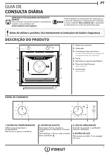 Manual Indesit IGW 620 BL Forno
