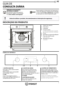 Manual Indesit IFW 3544 JH IX Forno
