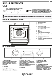 Handleiding Indesit IFW 3841 C IX Oven