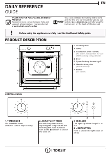 Bruksanvisning Indesit IGW 620 IX UK Ugn
