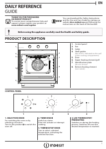 Bruksanvisning Indesit IFW 4534 H WH Ugn