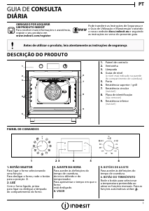 Manual Indesit IFW 4844 H BL Forno