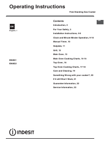 Handleiding Indesit ID60G2(A) Fornuis