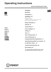 Handleiding Indesit IT50G(W) Fornuis