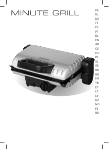 Manual Tefal GC205012 Minute Grill Contact Grill