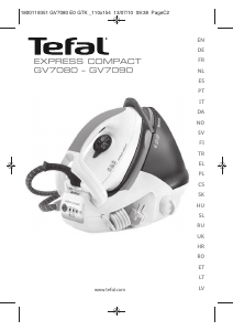 Bruksanvisning Tefal GV7080E1 Express Compact Strykjärn