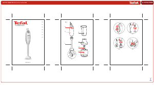 Manuale Tefal HB101138 Turbomix Frullatore a mano