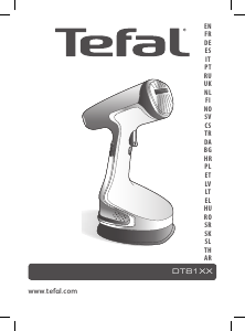 Manual Tefal DT8100E0 Vaporizador de vestuário