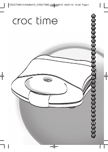 Manual de uso Tefal SM150112 Croc Time Grill de contacto