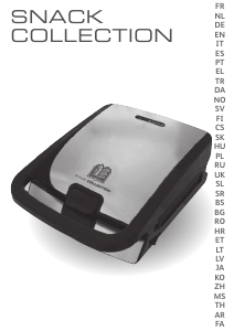 Manual Tefal SW854D16 Snack Collection Contact Grill