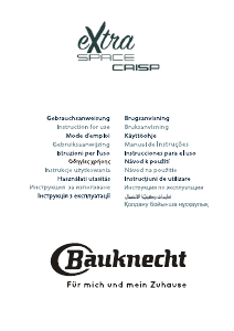 Bedienungsanleitung Bauknecht MW 427 SL Mikrowelle