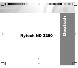 Bedienungsanleitung Nytech ND-3200 Digitalkamera