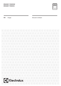 Manual Electrolux EKG51153OX Aragaz