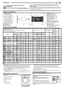 Manual Whirlpool BI WMWG 71284E EU Máquina de lavar roupa