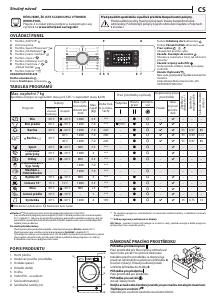 Manuál Whirlpool FWSG71283W EU Pračka
