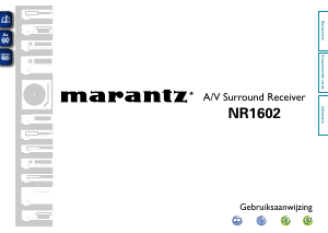 Handleiding Marantz NR1602 Receiver