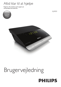 Brugsanvisning Philips AJ4000B Radio-vækkeure