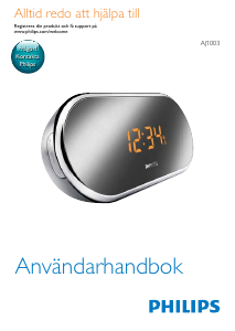 Bruksanvisning Philips AJ1003 Klockradio