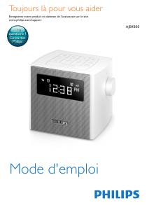 Mode d’emploi Philips AJB4300W Radio-réveil
