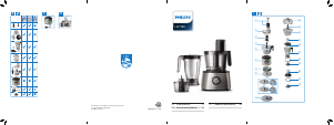 Bedienungsanleitung Philips HR7780 Küchenmaschine