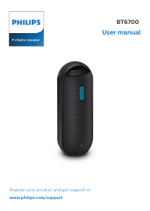 Manual Philips BT6700B Speaker