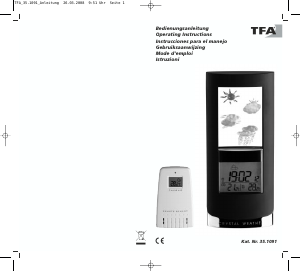 Manuale TFA Crystal Cube Stazione meteorologica