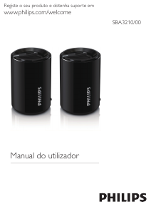 Manual Philips SBA3210 Altifalante
