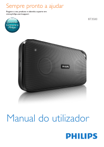 Manual Philips BT3500B Altifalante