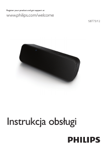 Instrukcja Philips SBT75 Głośnik